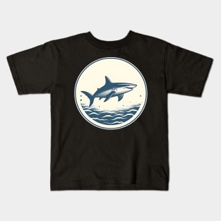 Shark Illustration, Love Sharks Kids T-Shirt